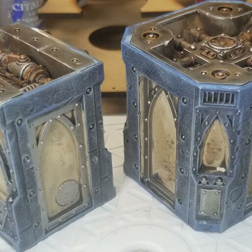 Necromunda - Zone Mortalis - Walls by Alcohealix | Paint Pad