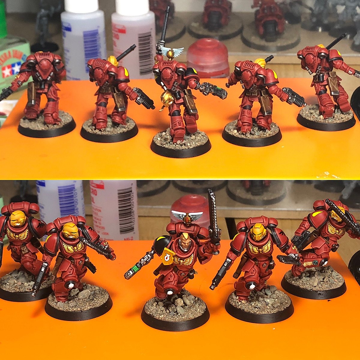 Blood Angels Assault Intercessors by OrgunUK | Paint Pad