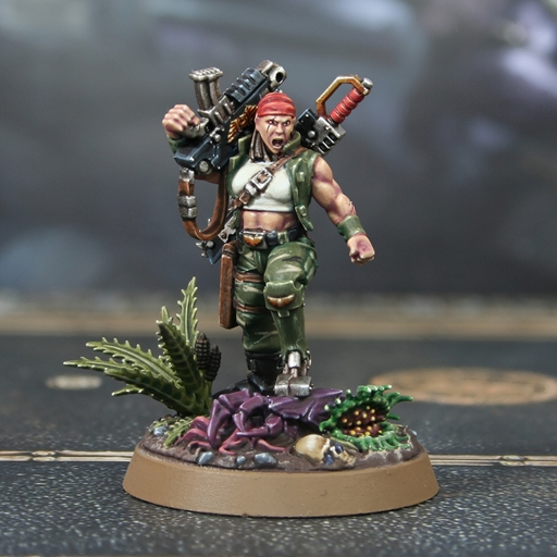 Sergeant 'Ripper' Jackson/Catachan Jungle Fighters by RookieBrushes ...