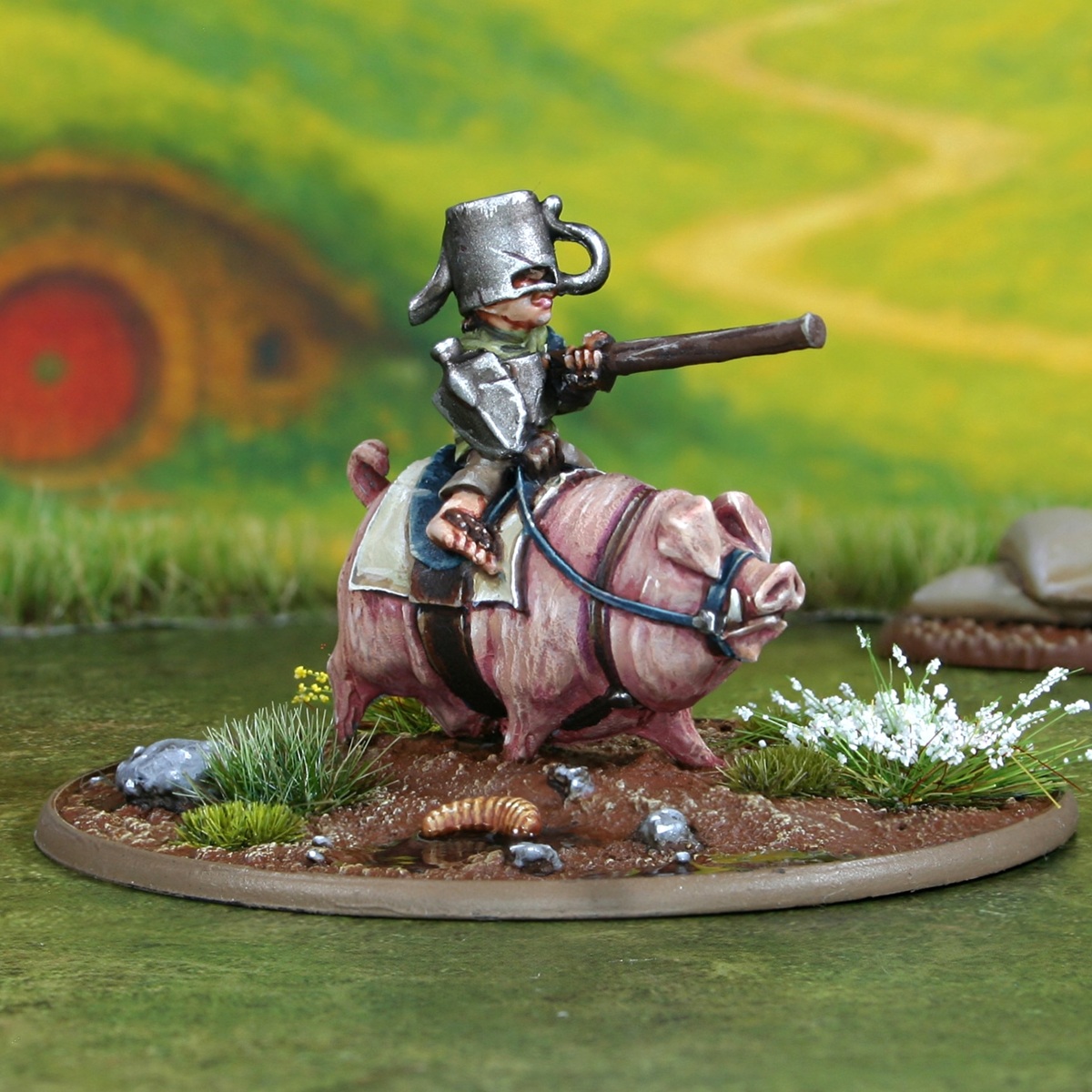 Hairfoot Jouster Riding a Pig (HJH004)