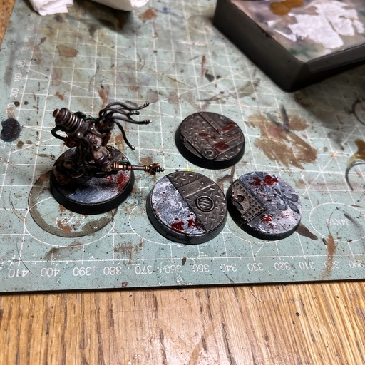 Brass, Concrete and Blood Bases by flapdoddle | Paint Pad