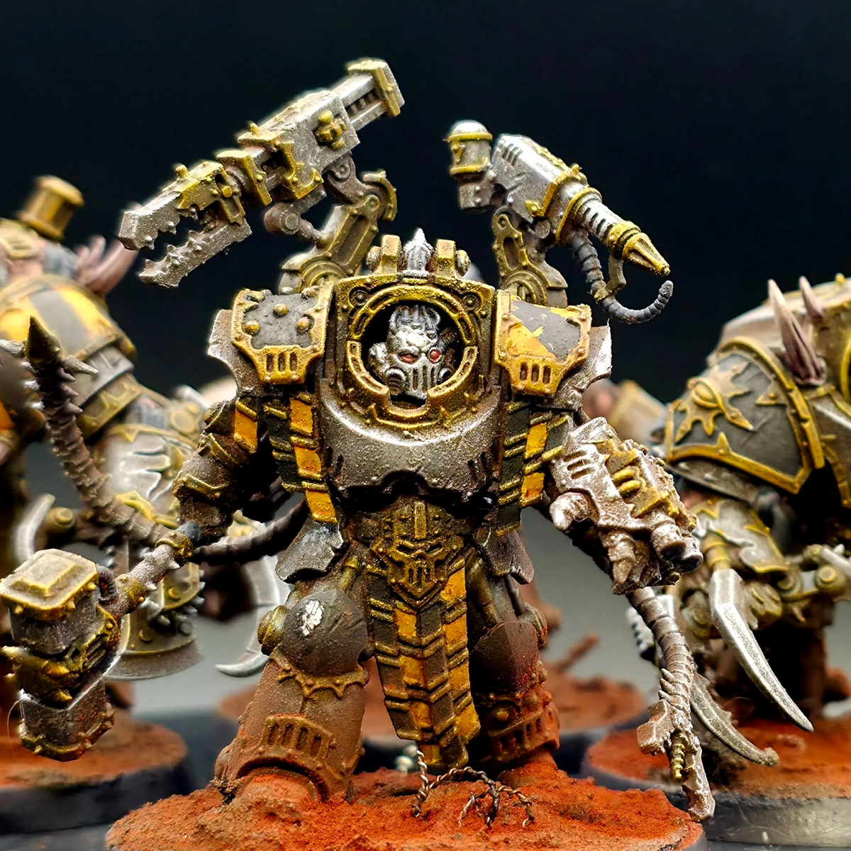 Kravek Morne & Mutilators (Iron Warriors, 40k)
