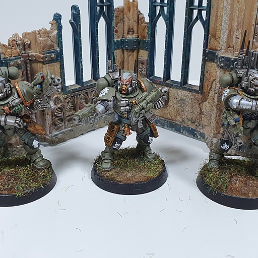 Military USA green space marine armour by JediBart Paint Pad