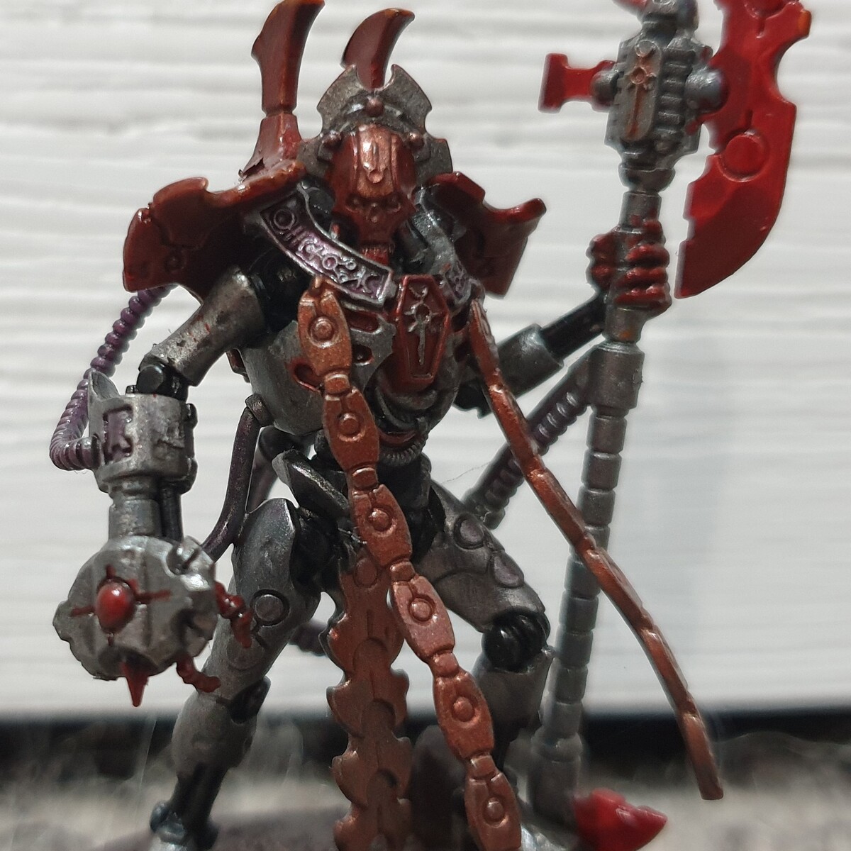 How to paint Pyrotekh dynasty necrons