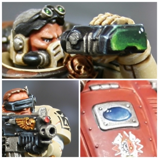 Lenses, Gems, Screens and Glass by RookieBrushes Paint Pad