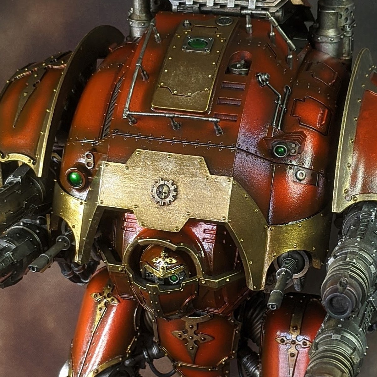 Glossy Red Armour - Airbrush Method
