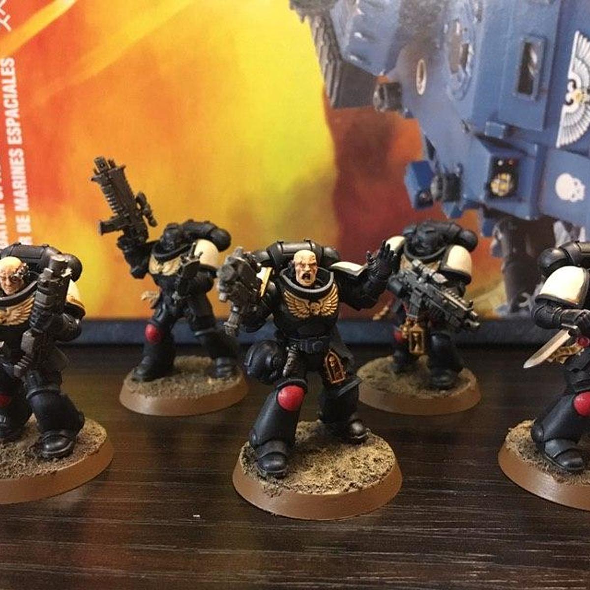 Quick Black Templars with Dry Brushing