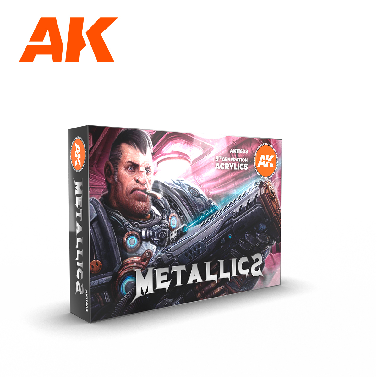 AK Interactive Metallics Color Set