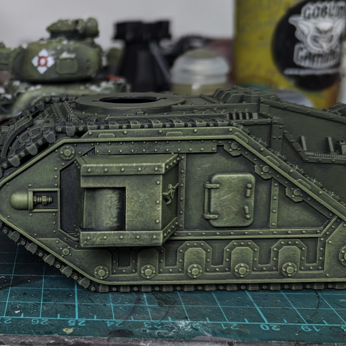 Grimgreen tank armour