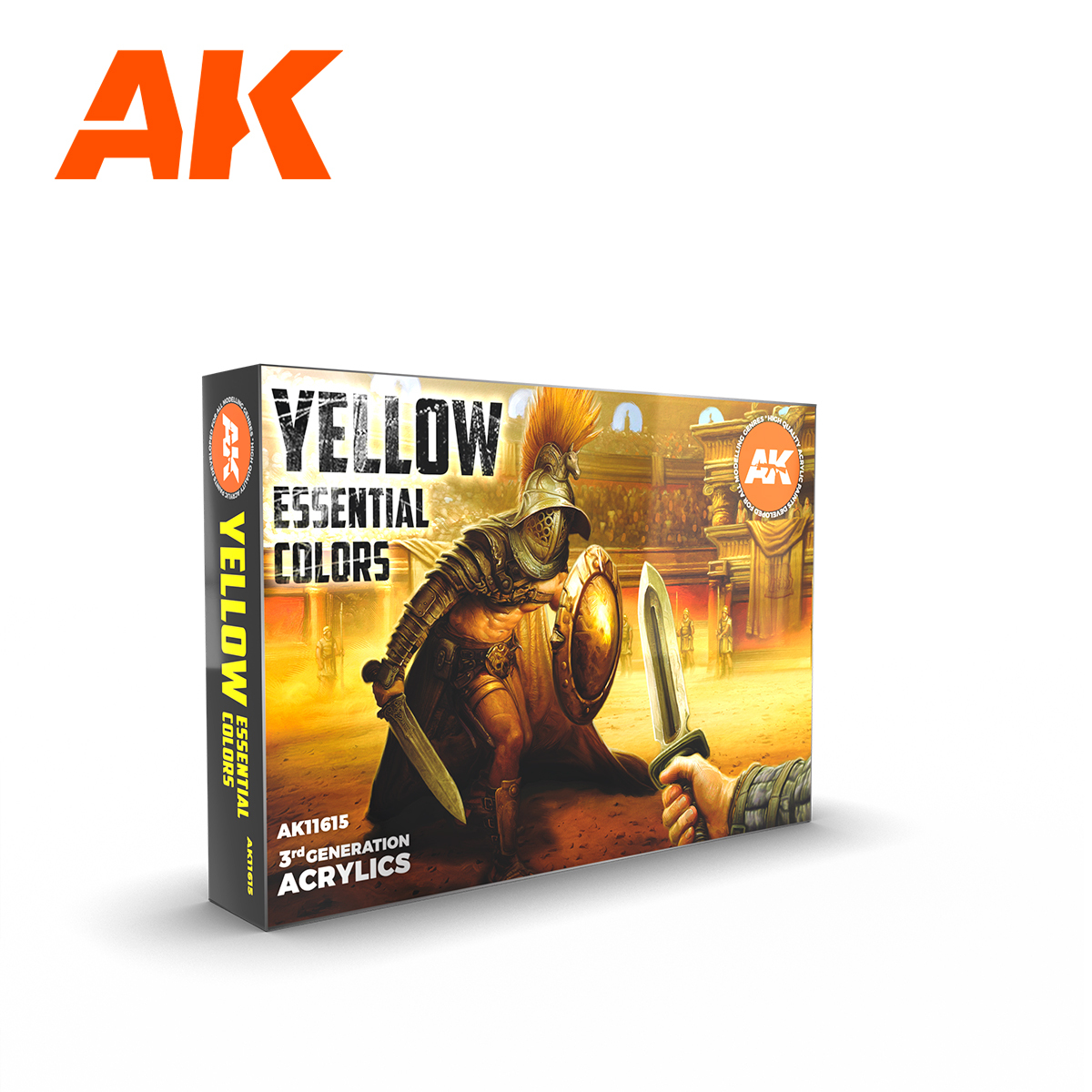 AK Interactive Yellow Essential Colours