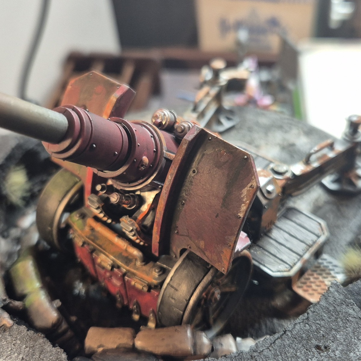 Siege Cannon Carraige - Death Korps of Krieg